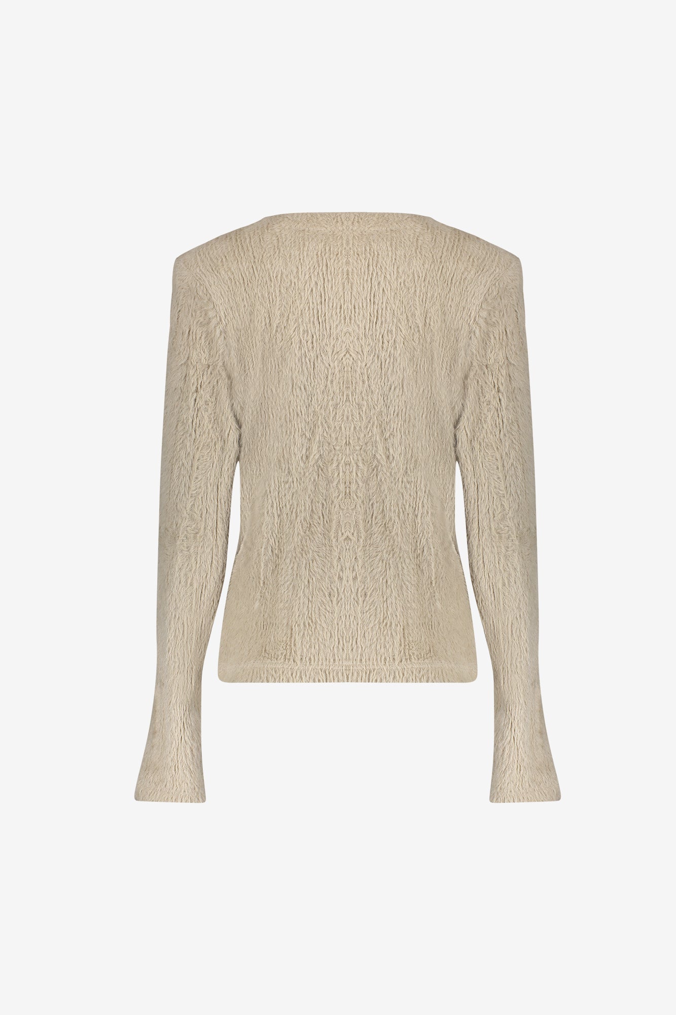 Geisha faux fur vest met zachte structuur