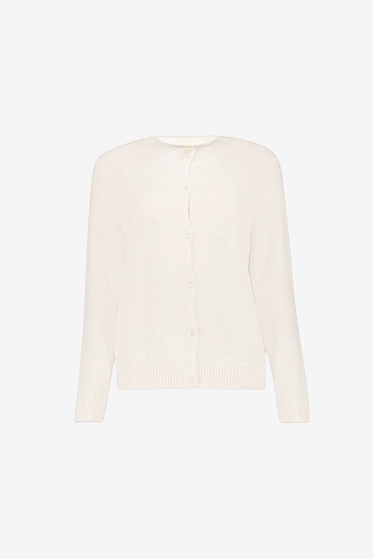 Geisha fijngebreid vest met ronde hals