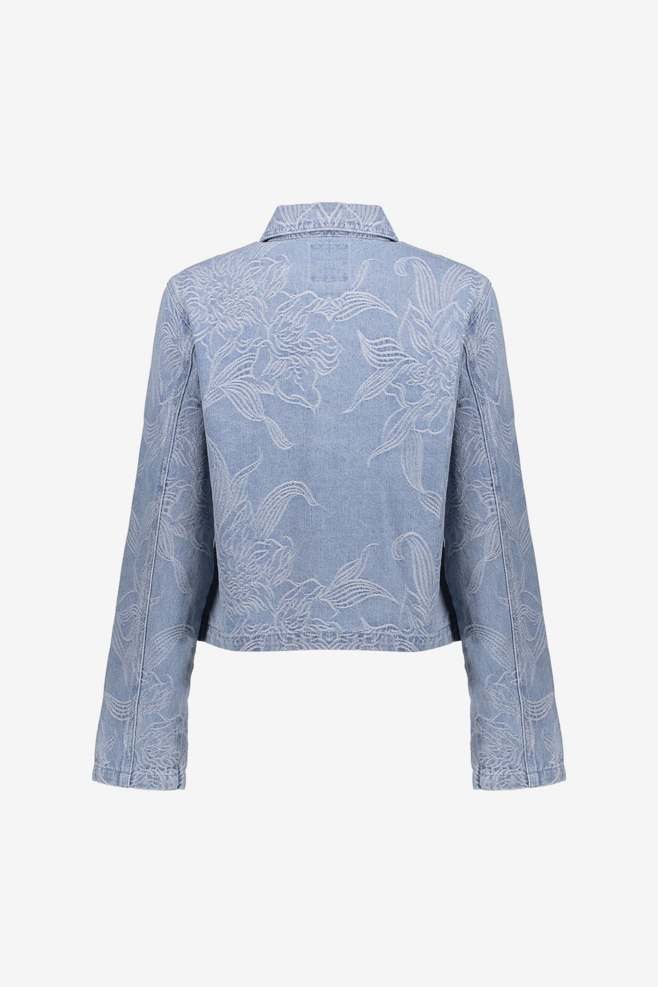 Geisha jacket met jacquard en bloemdessin