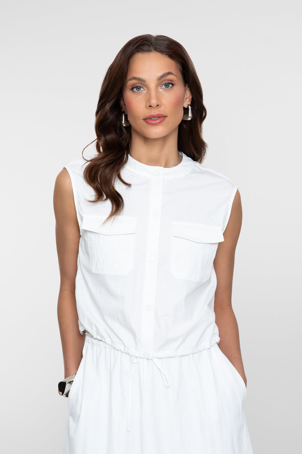 Geisha parachute blouse mouwloos