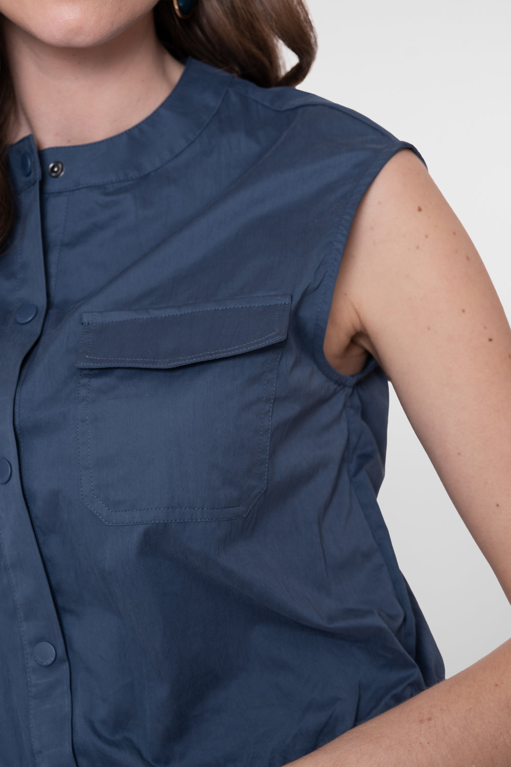 Geisha parachute blouse mouwloos