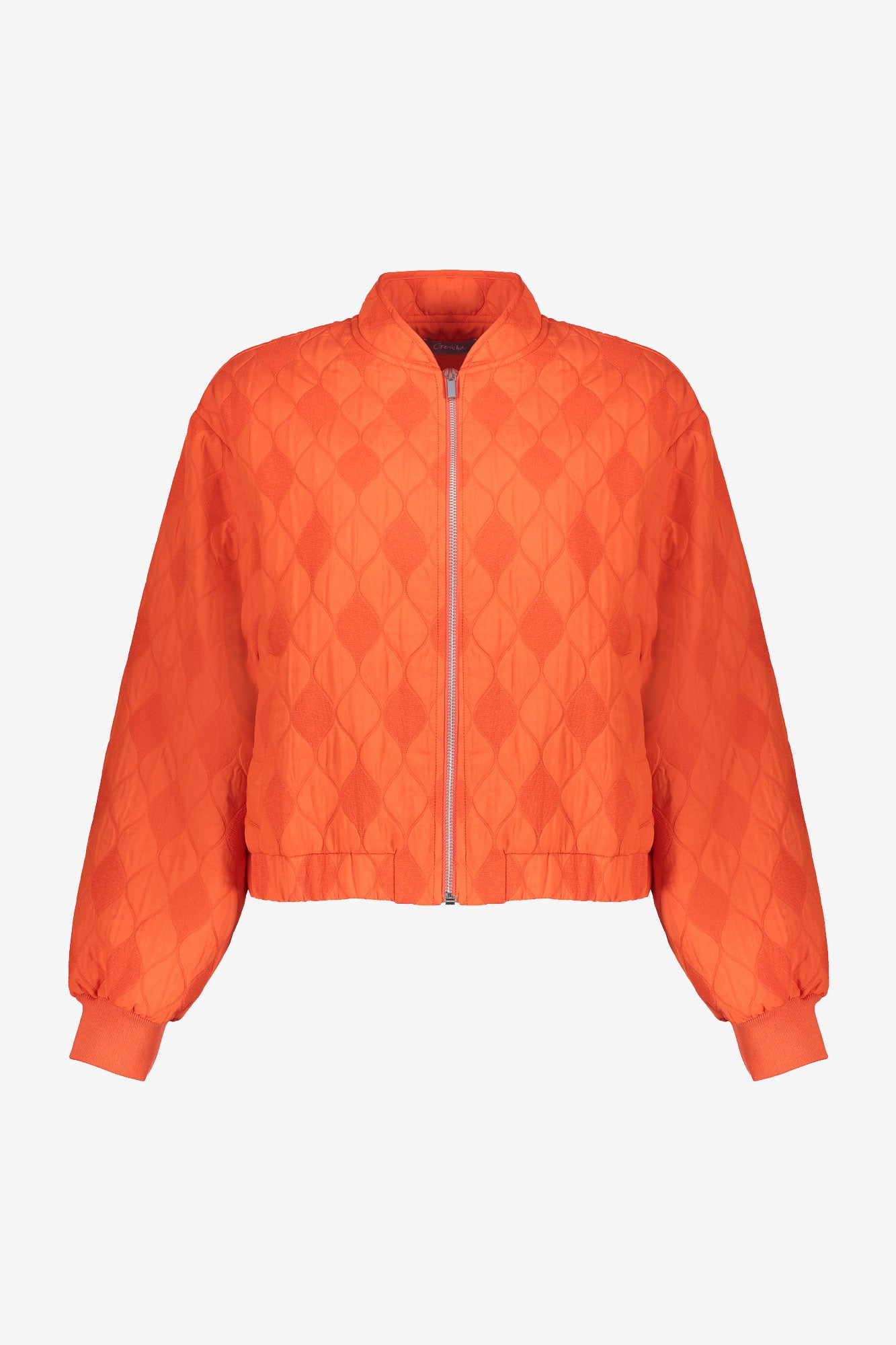 Geisha quilted jacket met rits