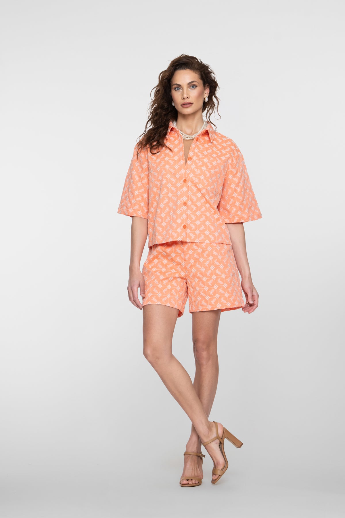 Geisha embroidery blouse co-ord – Shop de look