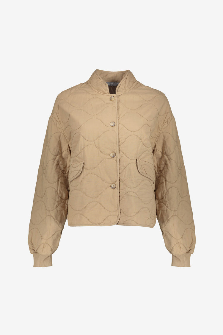 Geisha gestept jasje met golvend patroon