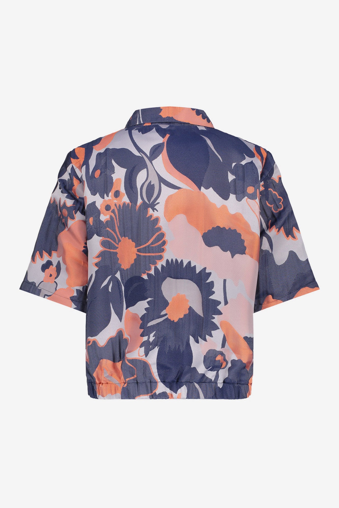 Jasje met grafische bloemprint