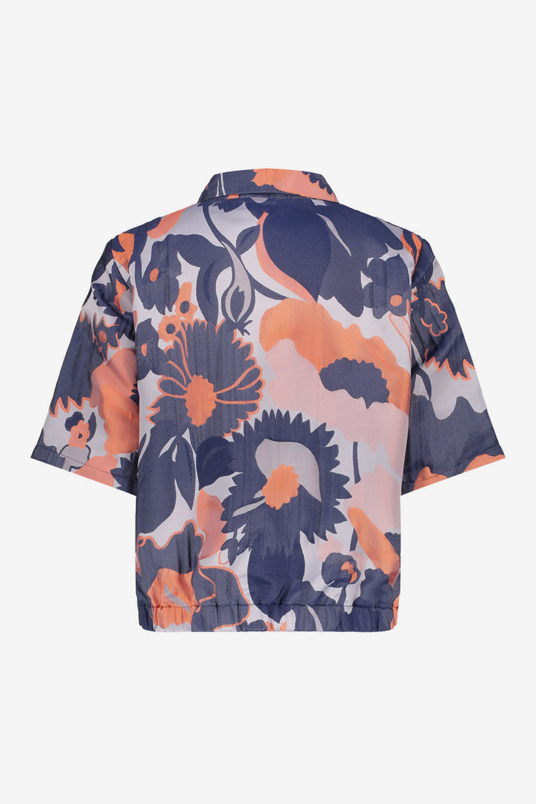 Jasje met grafische bloemprint