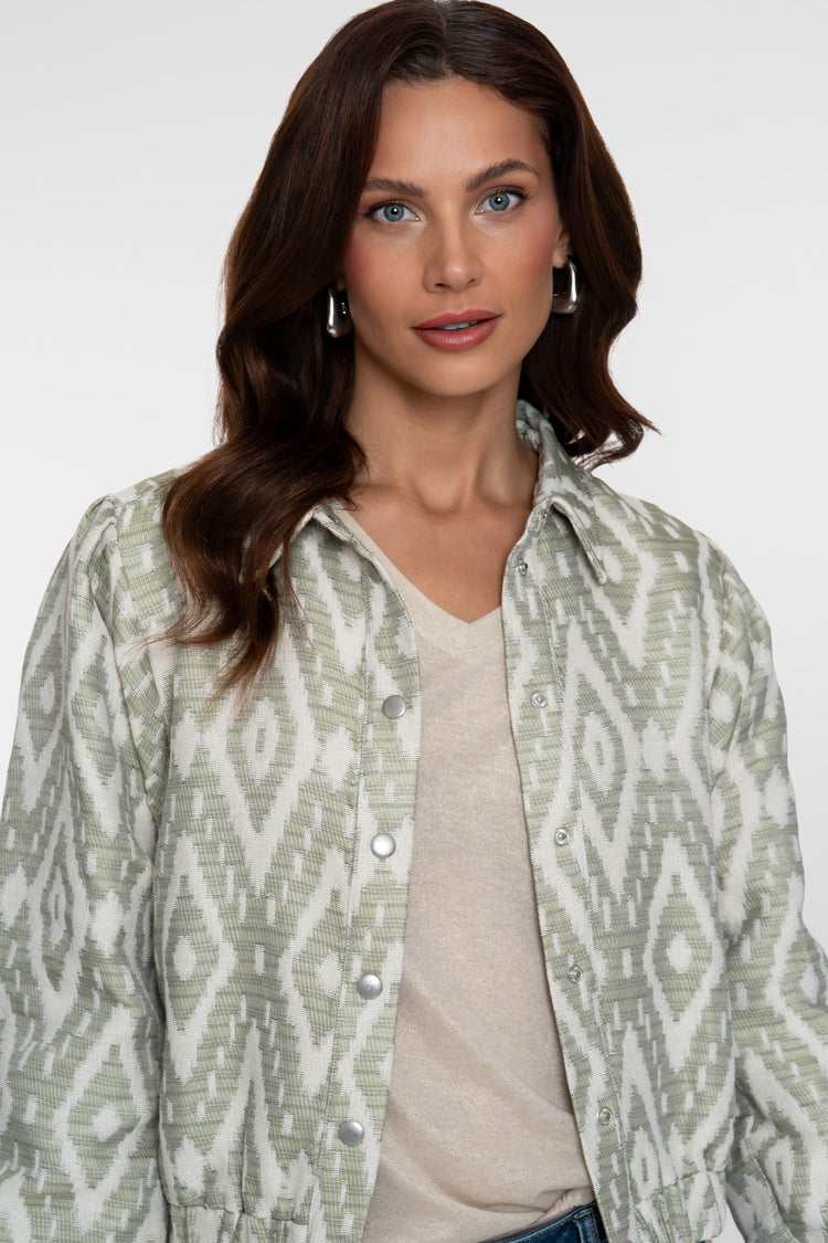 Geisha jasje met Ikatprint