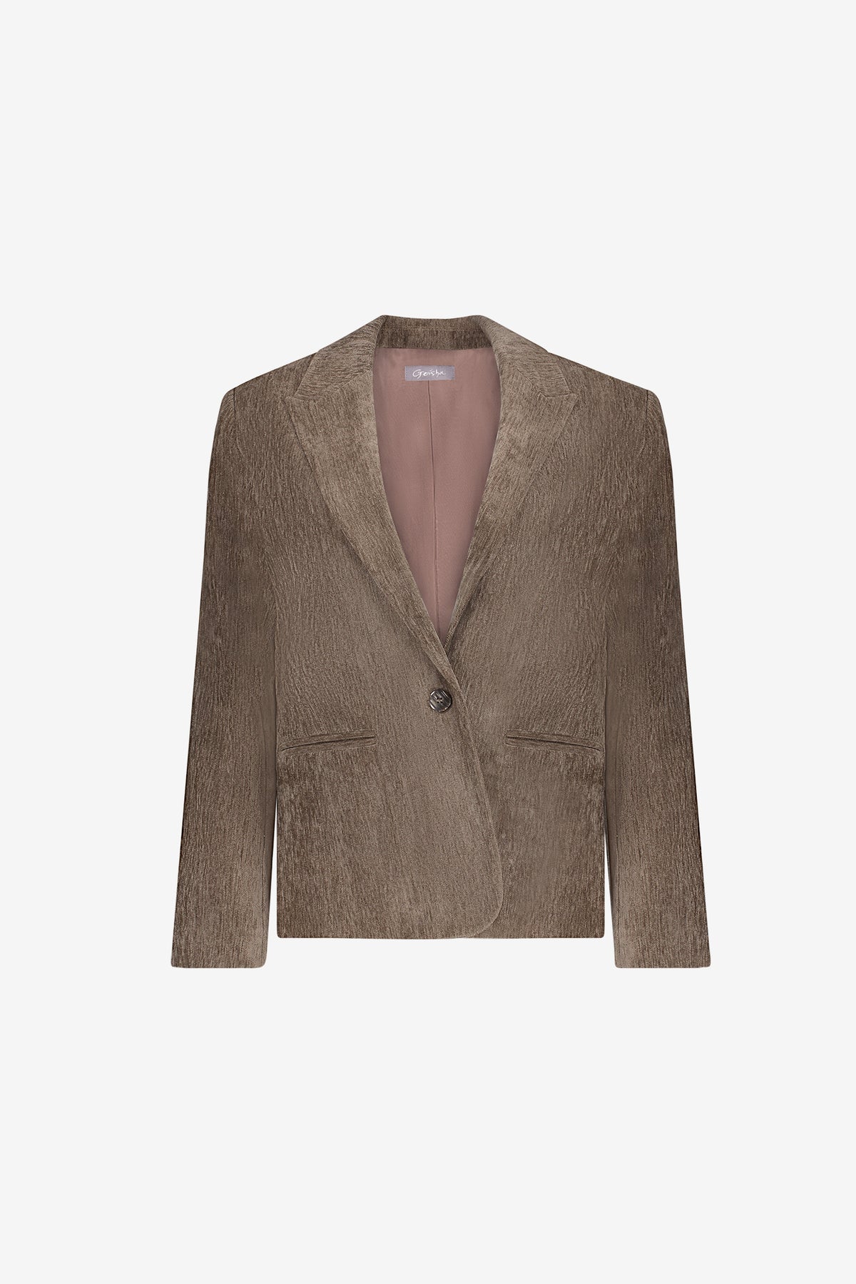 Geisha blazer met klassieke reverskraag