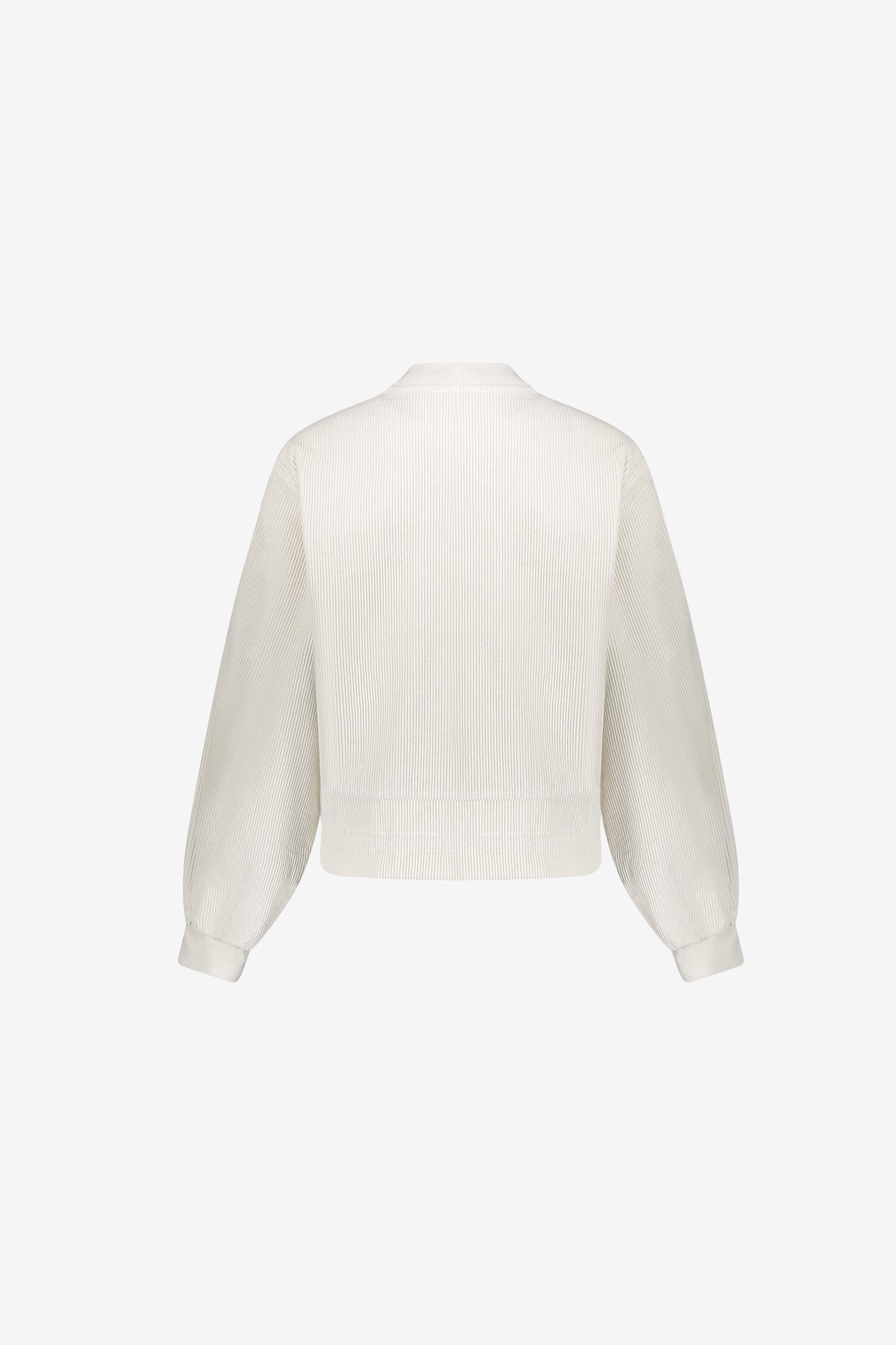 Jacket met rib cord