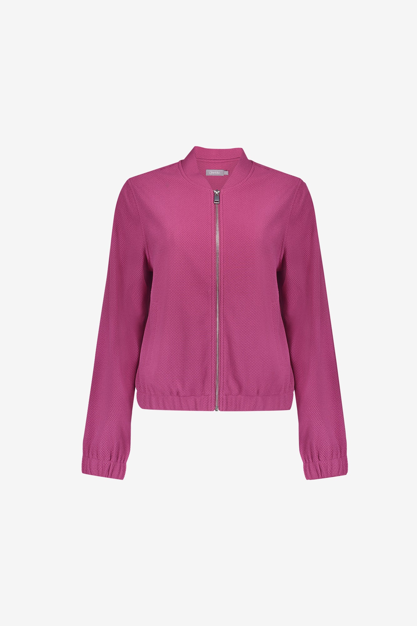 Geisha comfy bomber met honeycomb structuur