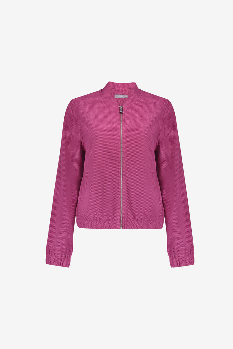 Geisha comfy bomber met honeycomb structuur