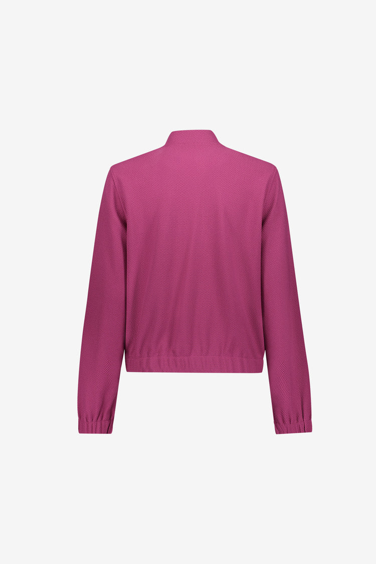 Geisha comfy bomber met honeycomb structuur