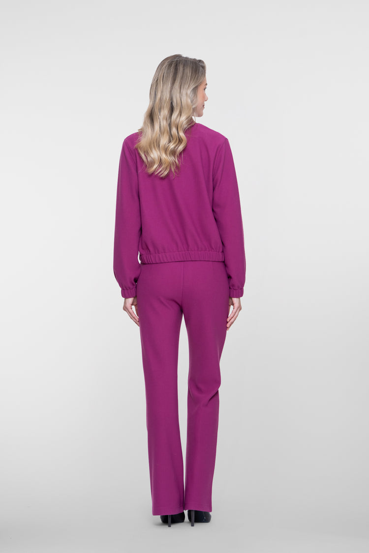 Geisha comfy bomber met honeycomb structuur