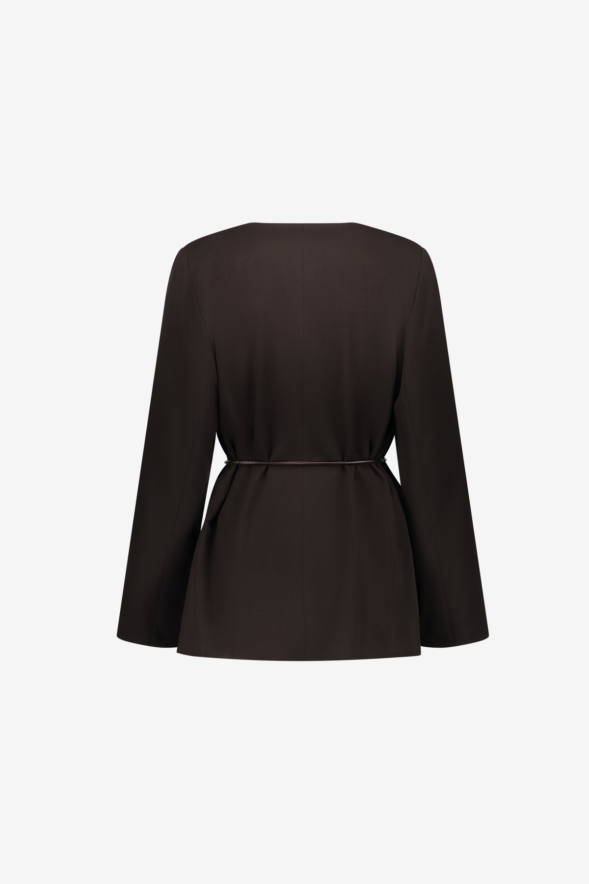 Geisha blazer met ceintuur en elegante pasvorm