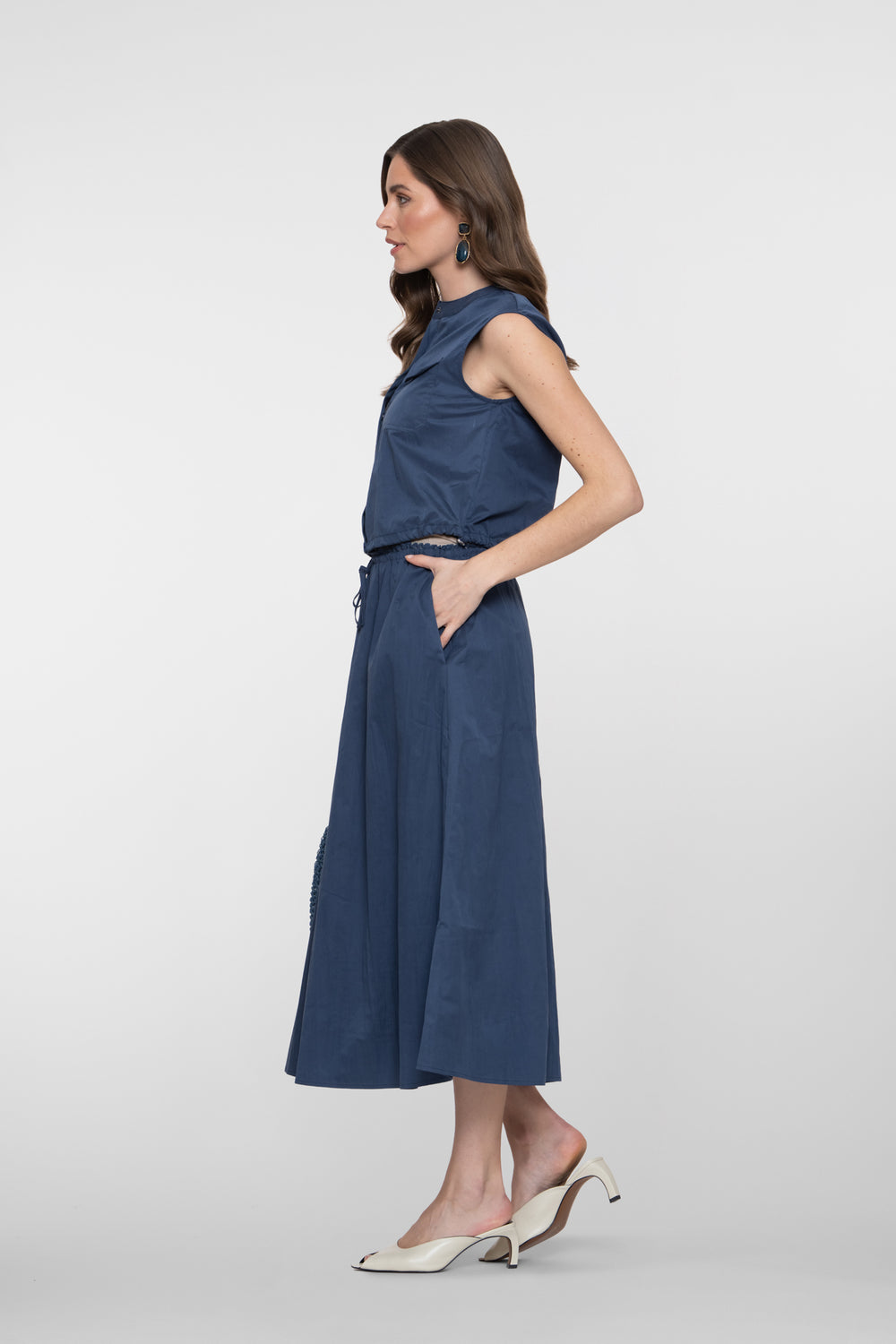 Geisha parachute midi rok