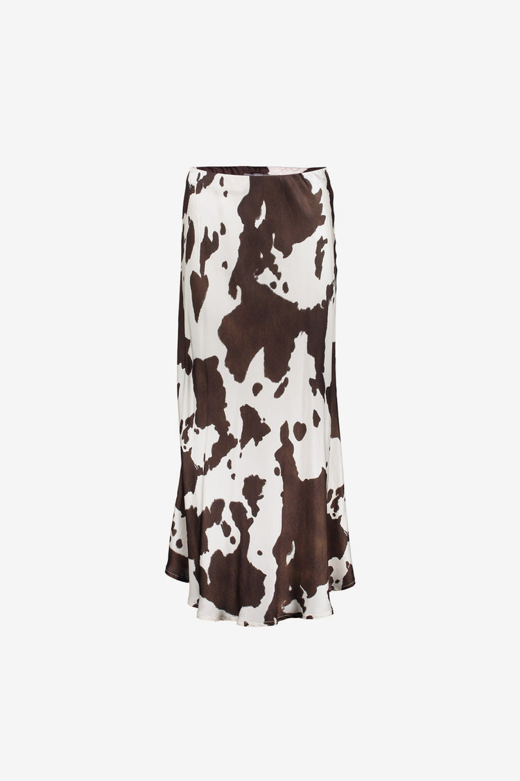 Geisha maxi rok cowprint