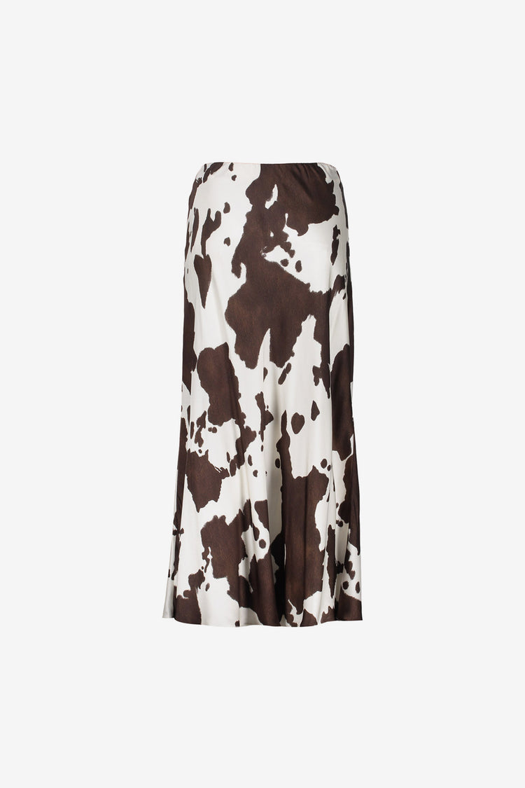 Geisha maxi rok cowprint