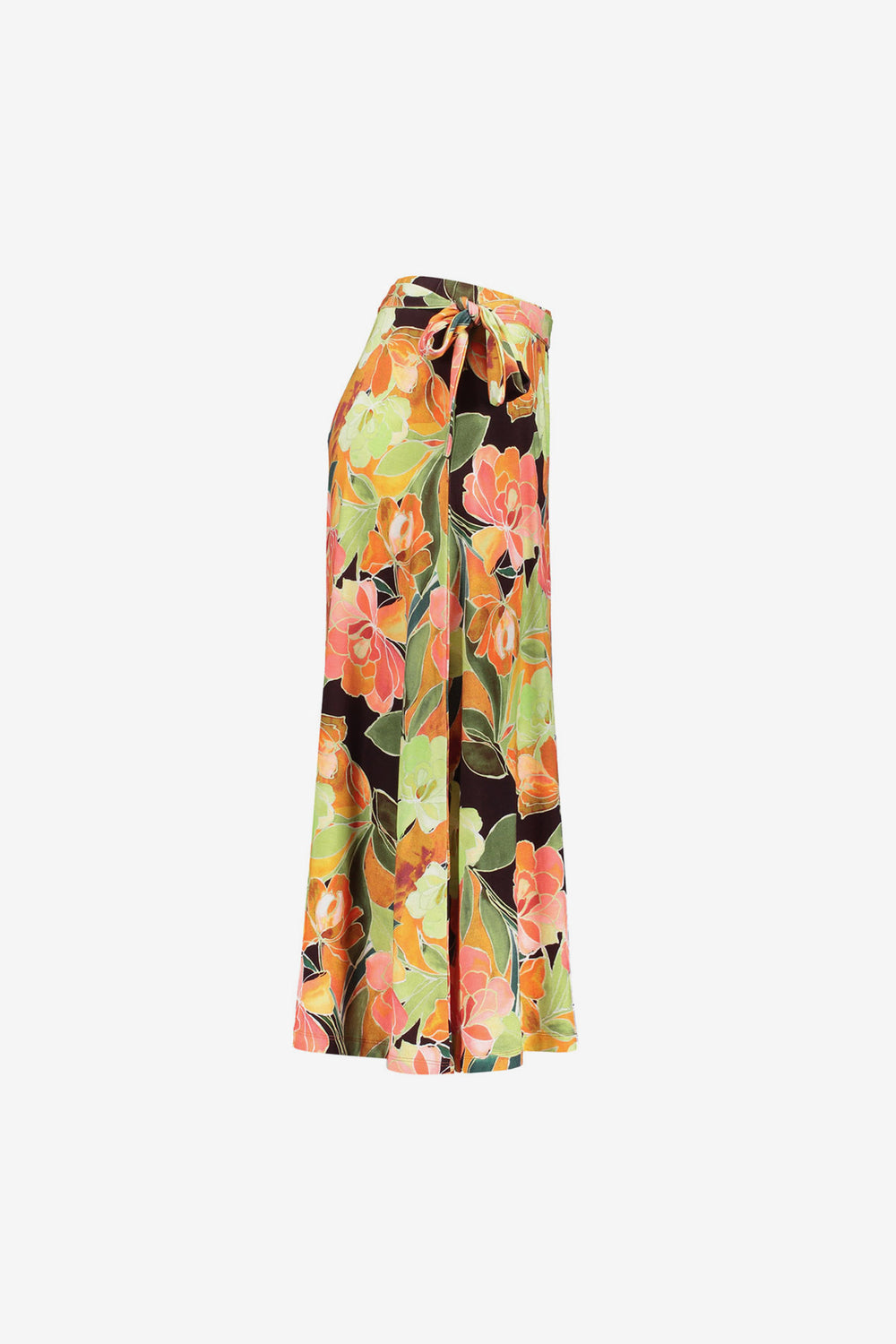 Geisha midi rok met strikdetail