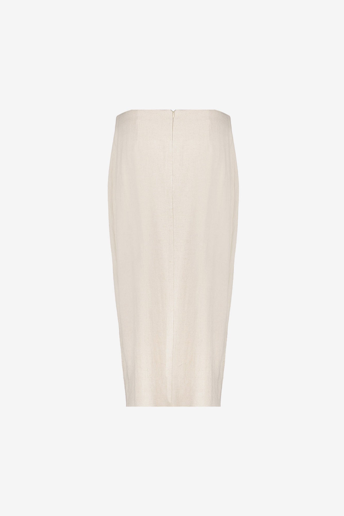 Geisha midi rok met overslagdetail