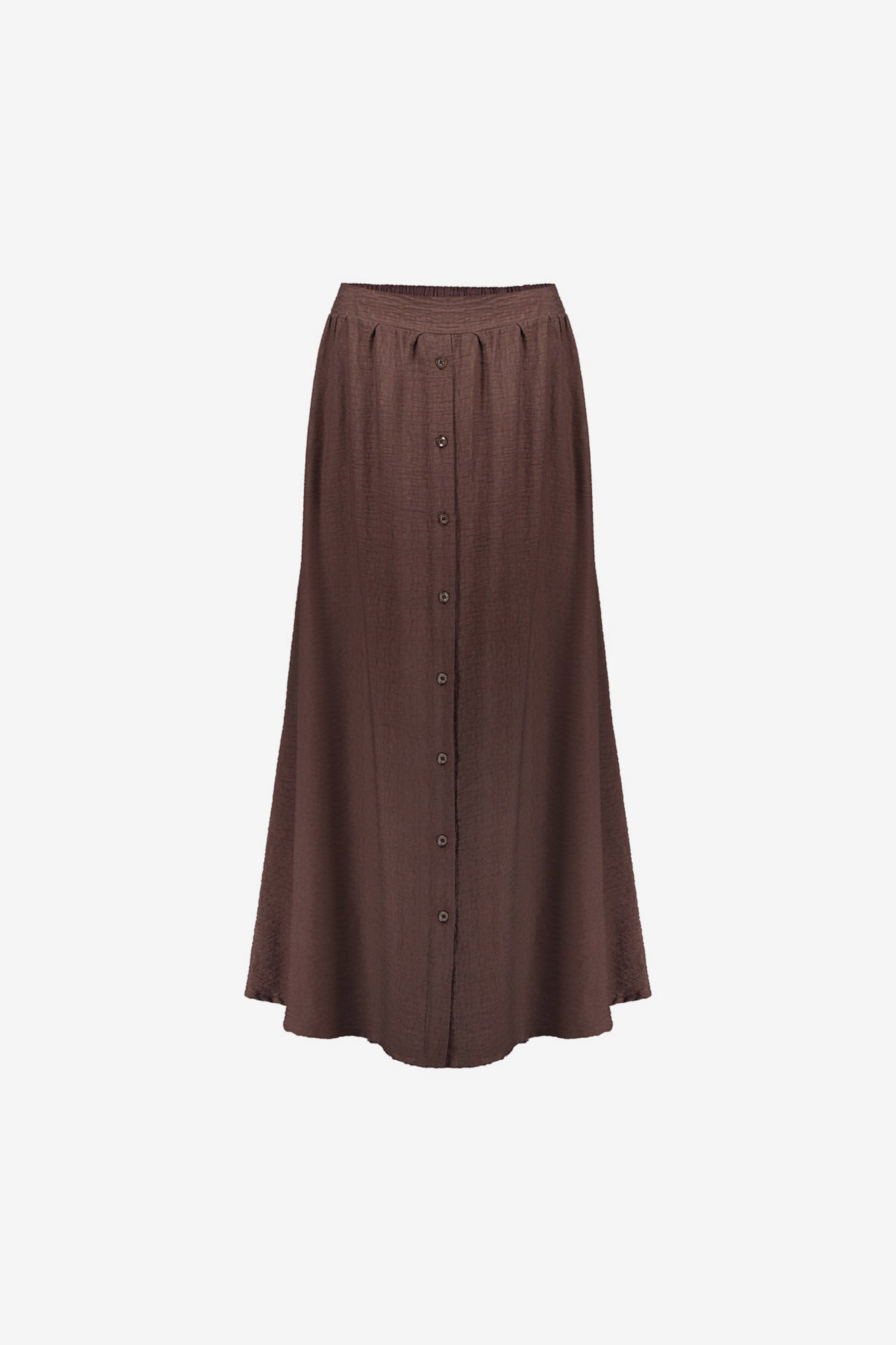 Geisha midi rok met knoopdetail