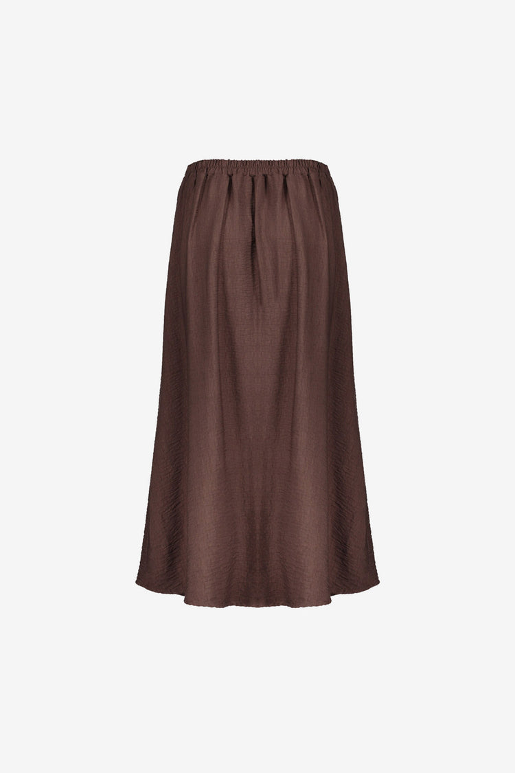 Geisha midi rok met knoopdetail