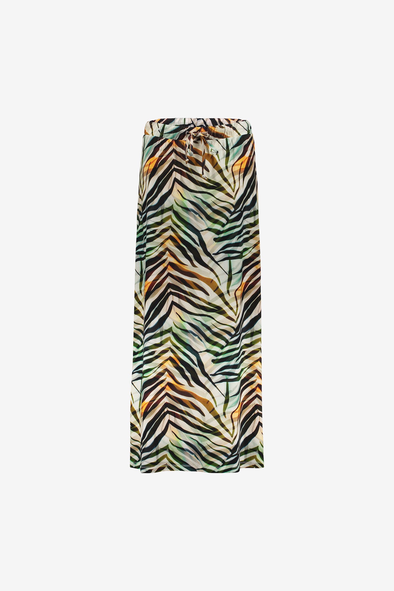 Geisha maxi rok met grafische print