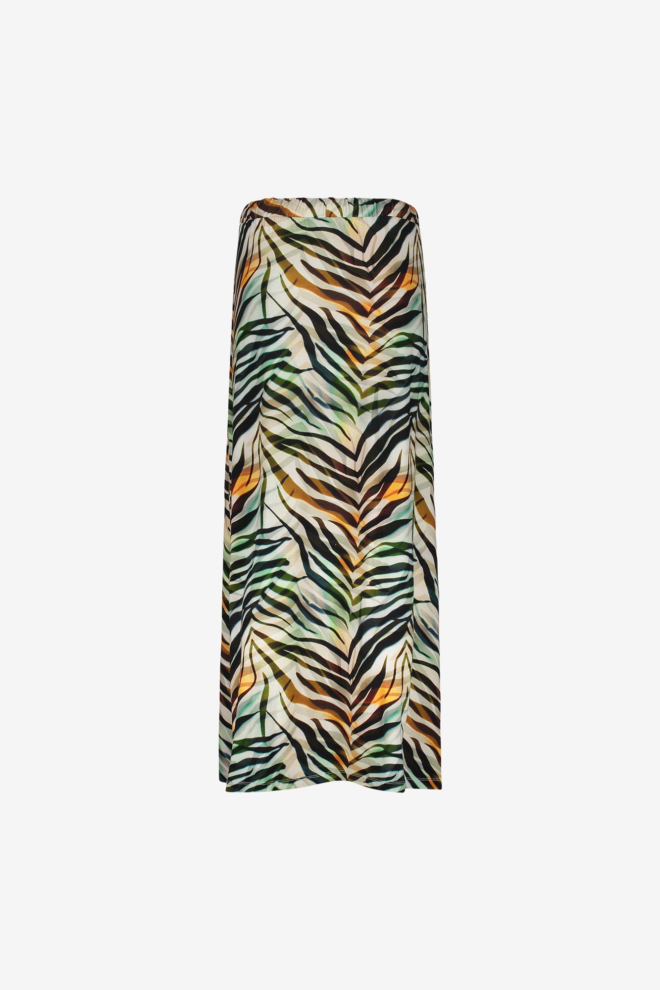 Geisha maxi rok met grafische print