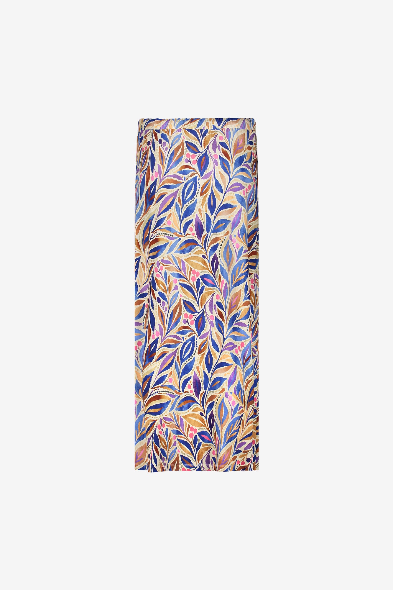 Geisha maxi rok met grafische print