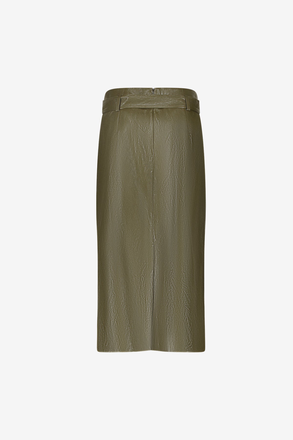 Geisha dames midirok in laklook met strikceintuur