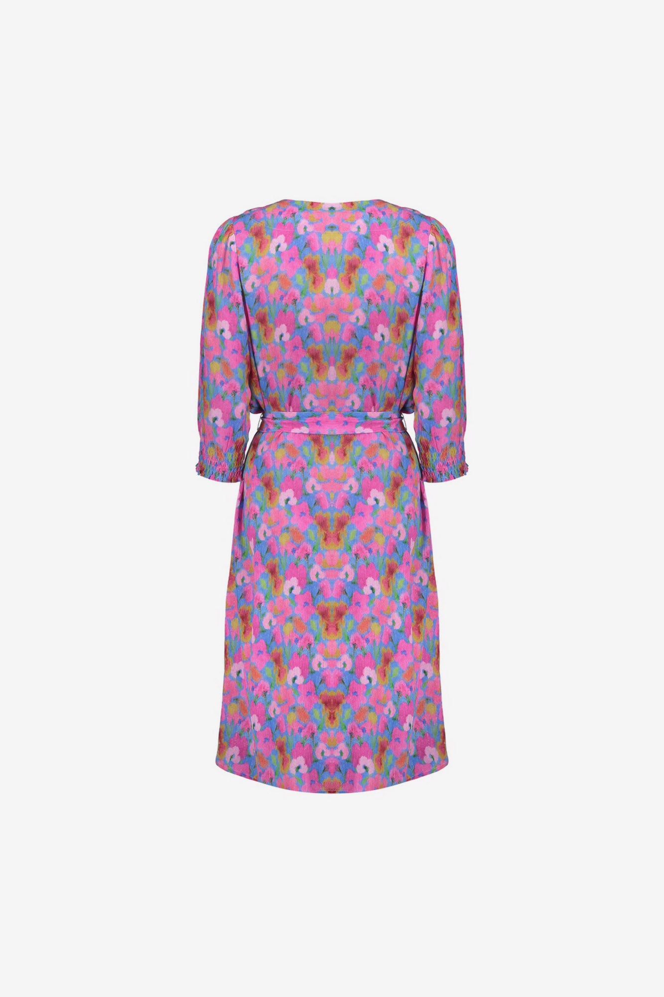 Geisha jurk met kleurrijke bloemenprint