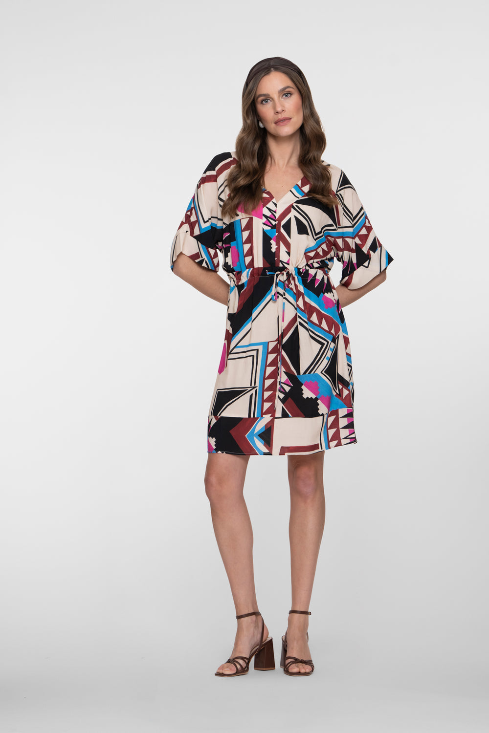 Jurk met grafische print