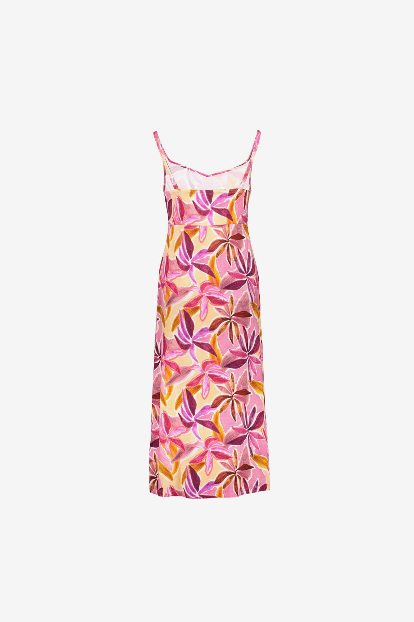 Geisha jurk met tropische print