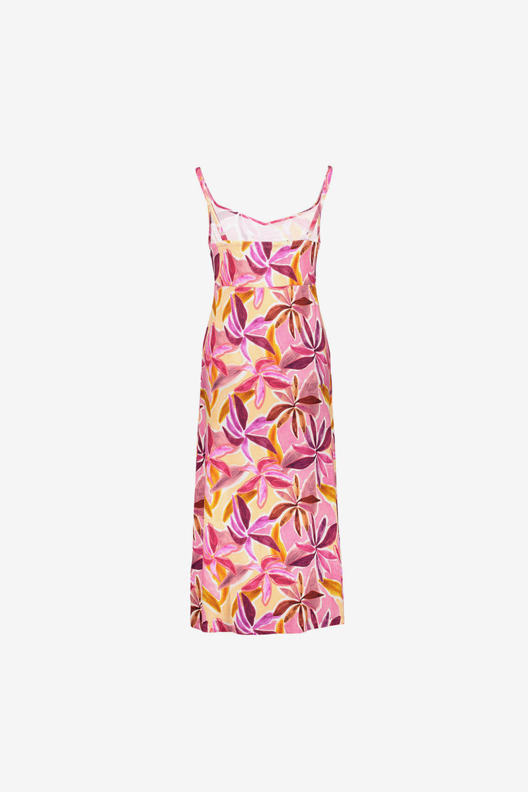 Geisha jurk met tropische print