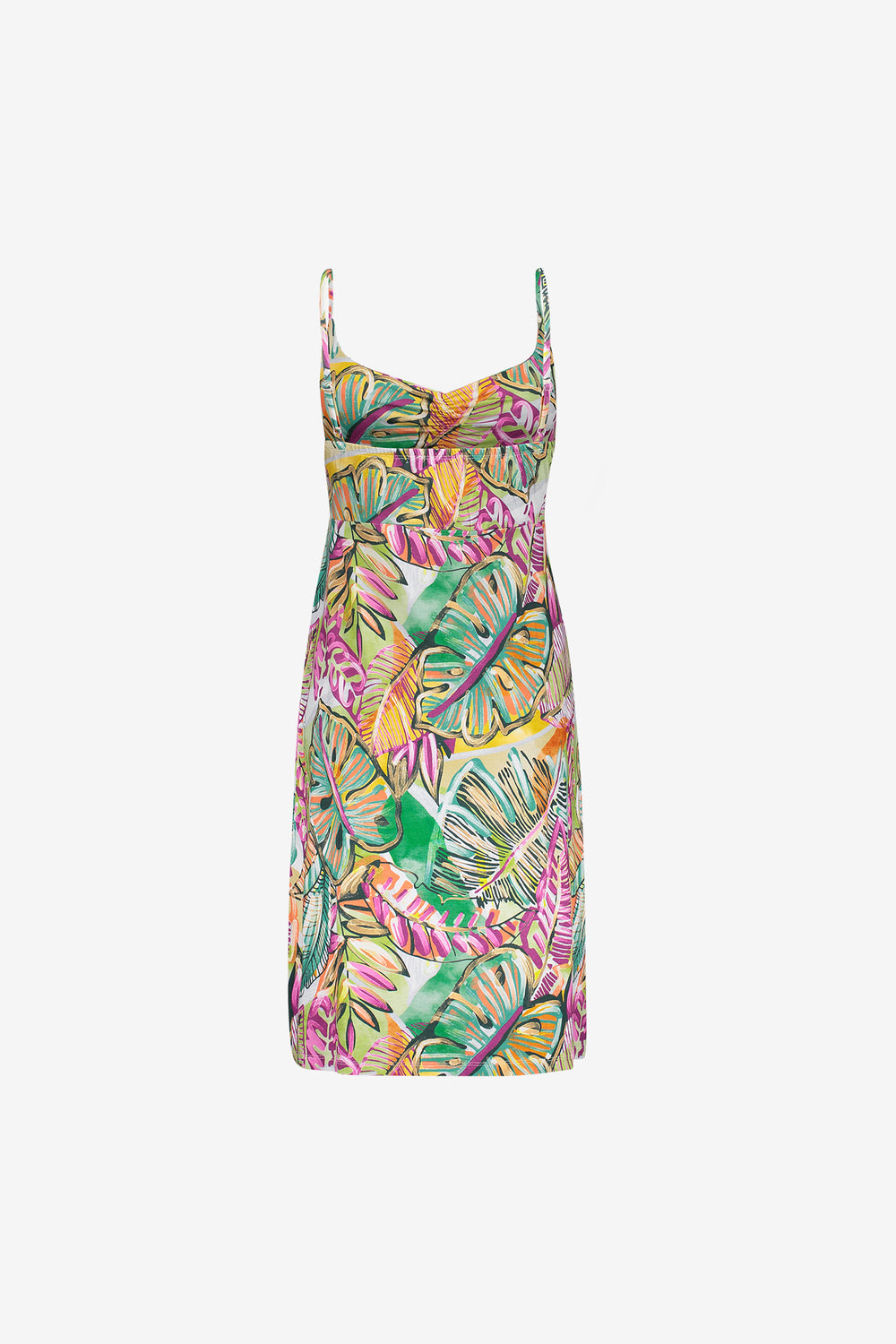 Geisha zomerjurk met kleurrijke print
