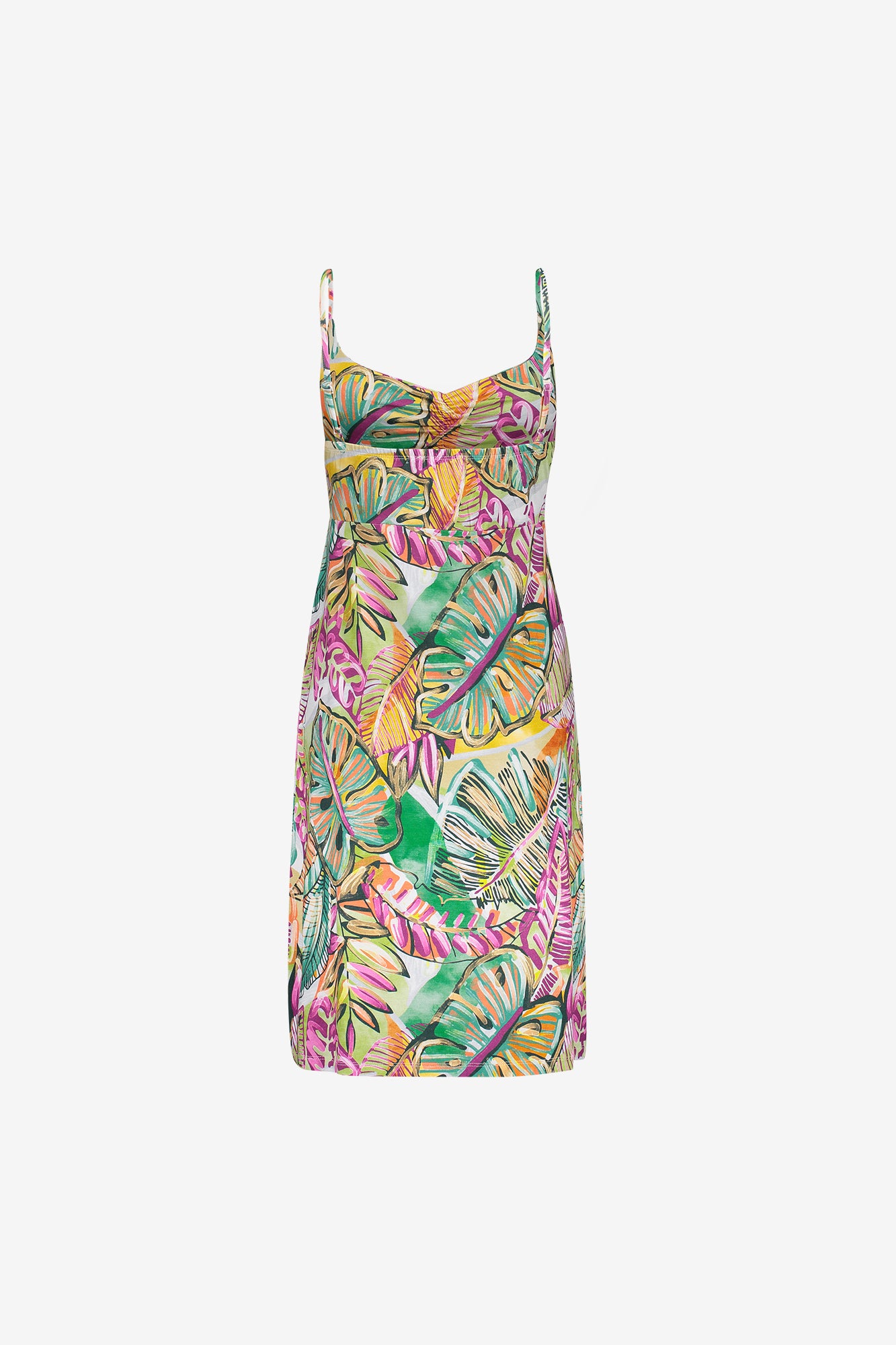 Geisha zomerjurk met kleurrijke print