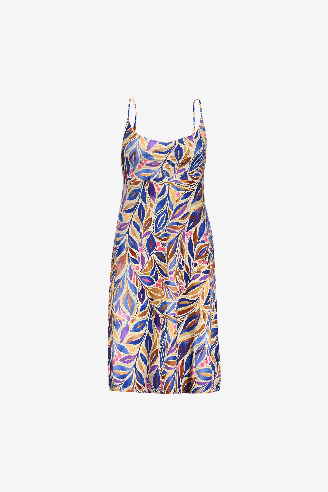 Geisha zomerjurk met kleurrijke print