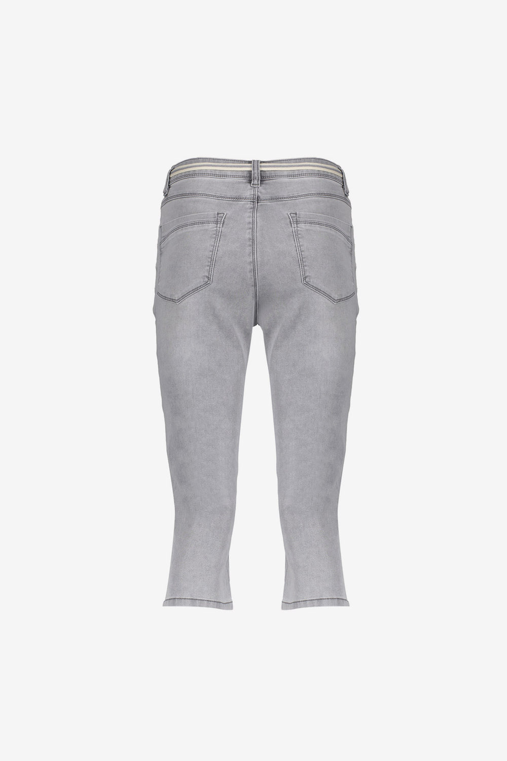 Geisha spijker capri grey denim