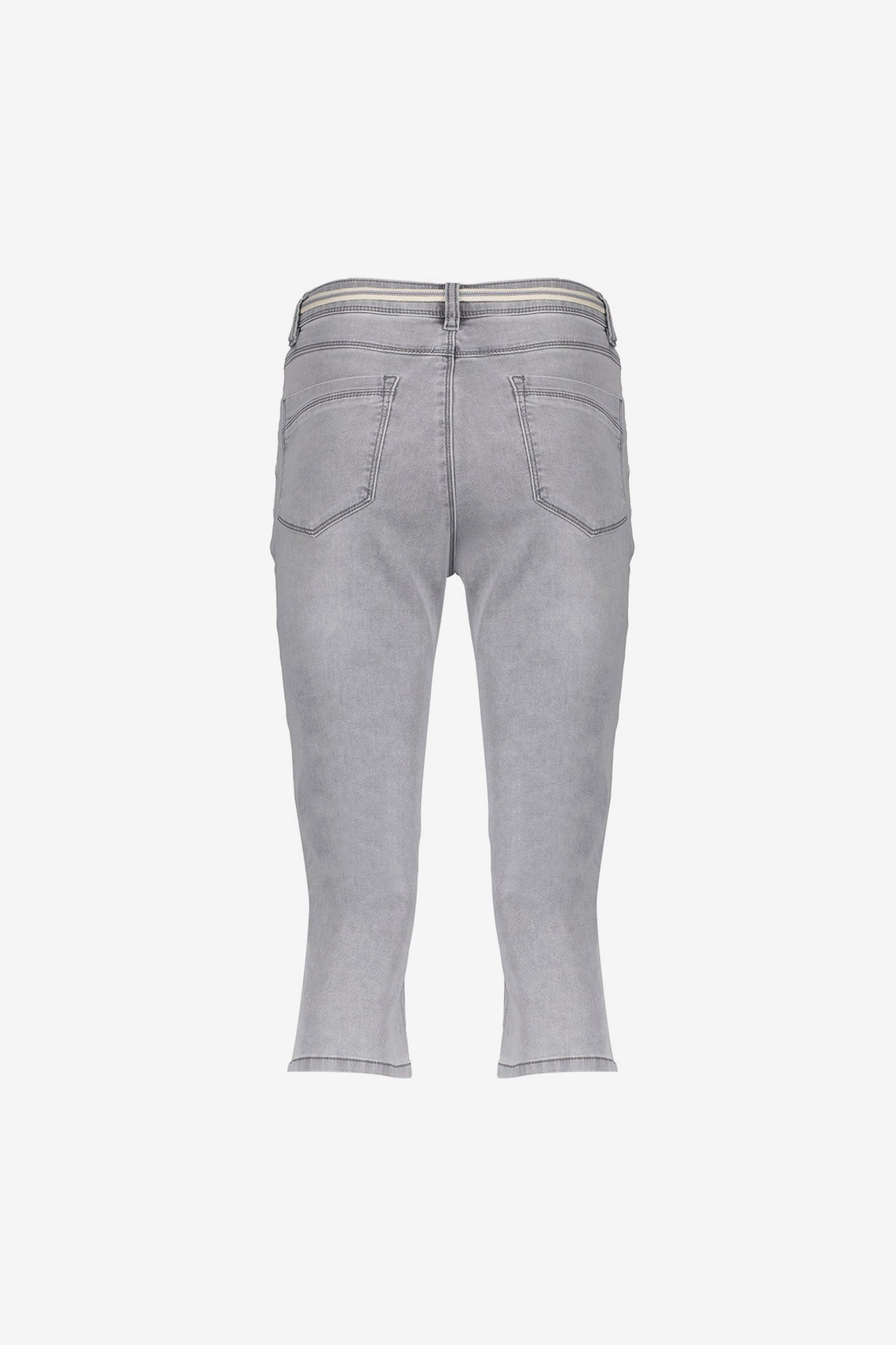 Geisha spijker capri grey denim