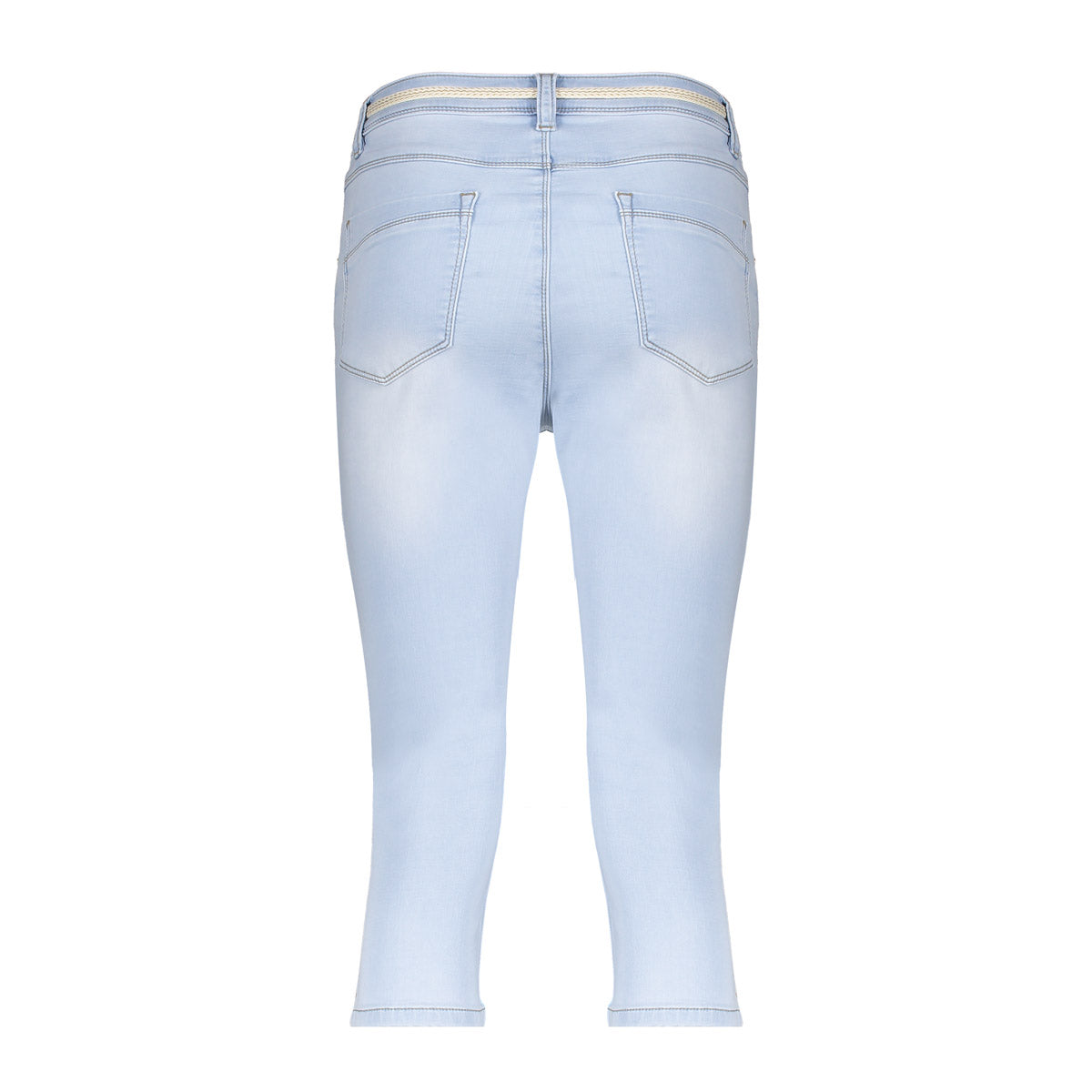 Geisha spijker capri bleached denim
