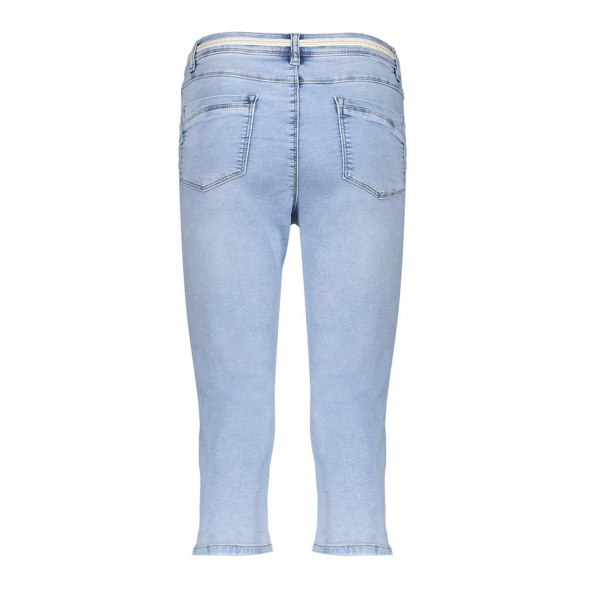 Geisha denim capri stonewash denim