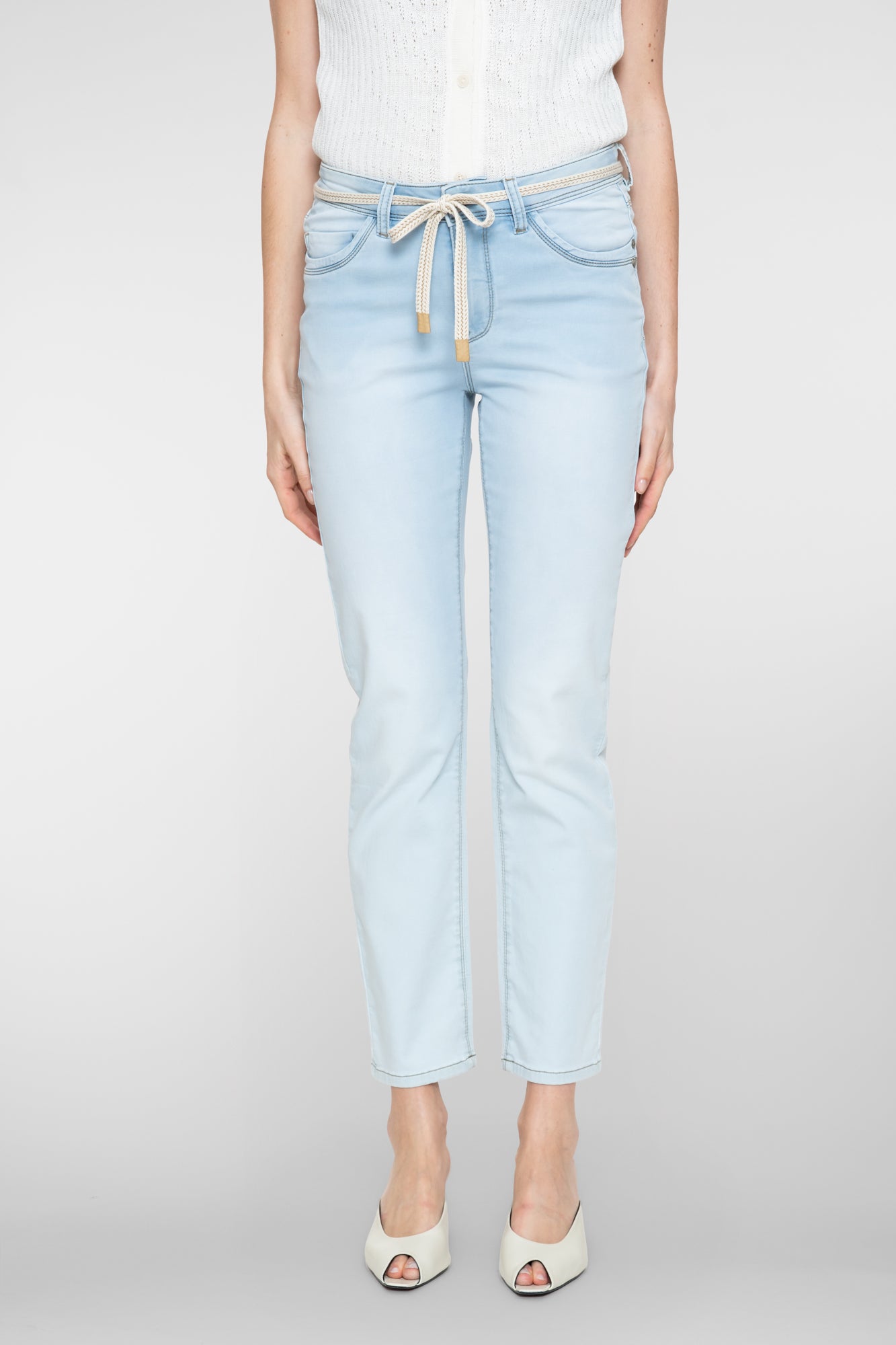 Geisha spijkerbroek bleached denim