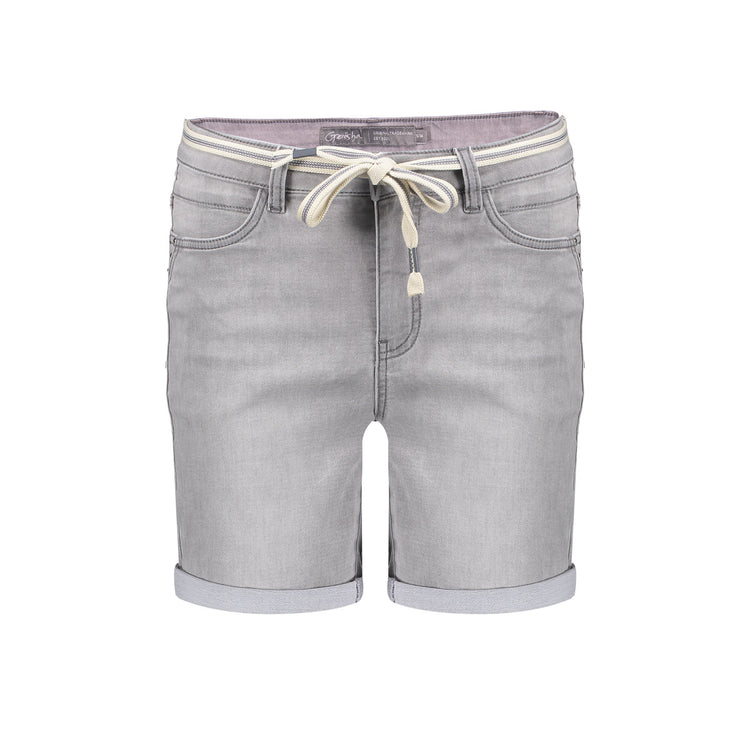 Geisha denim shorts grey denim