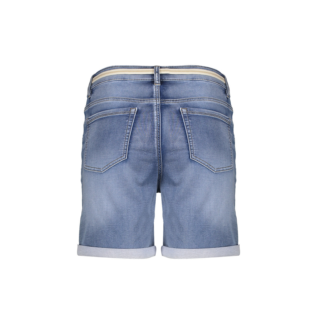 Geisha denim shorts mid blue denim