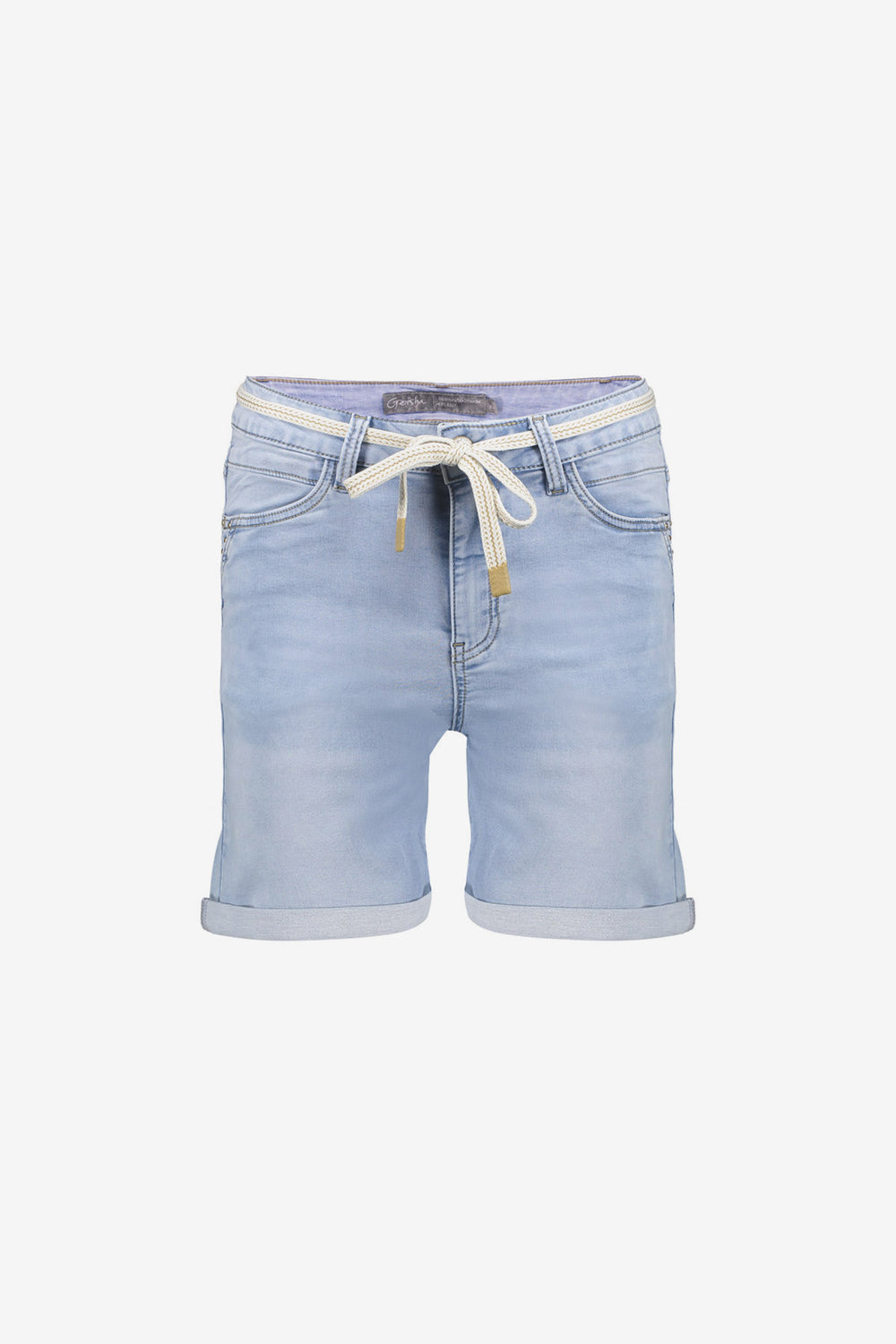 Geisha denim shorts stonebleach denim