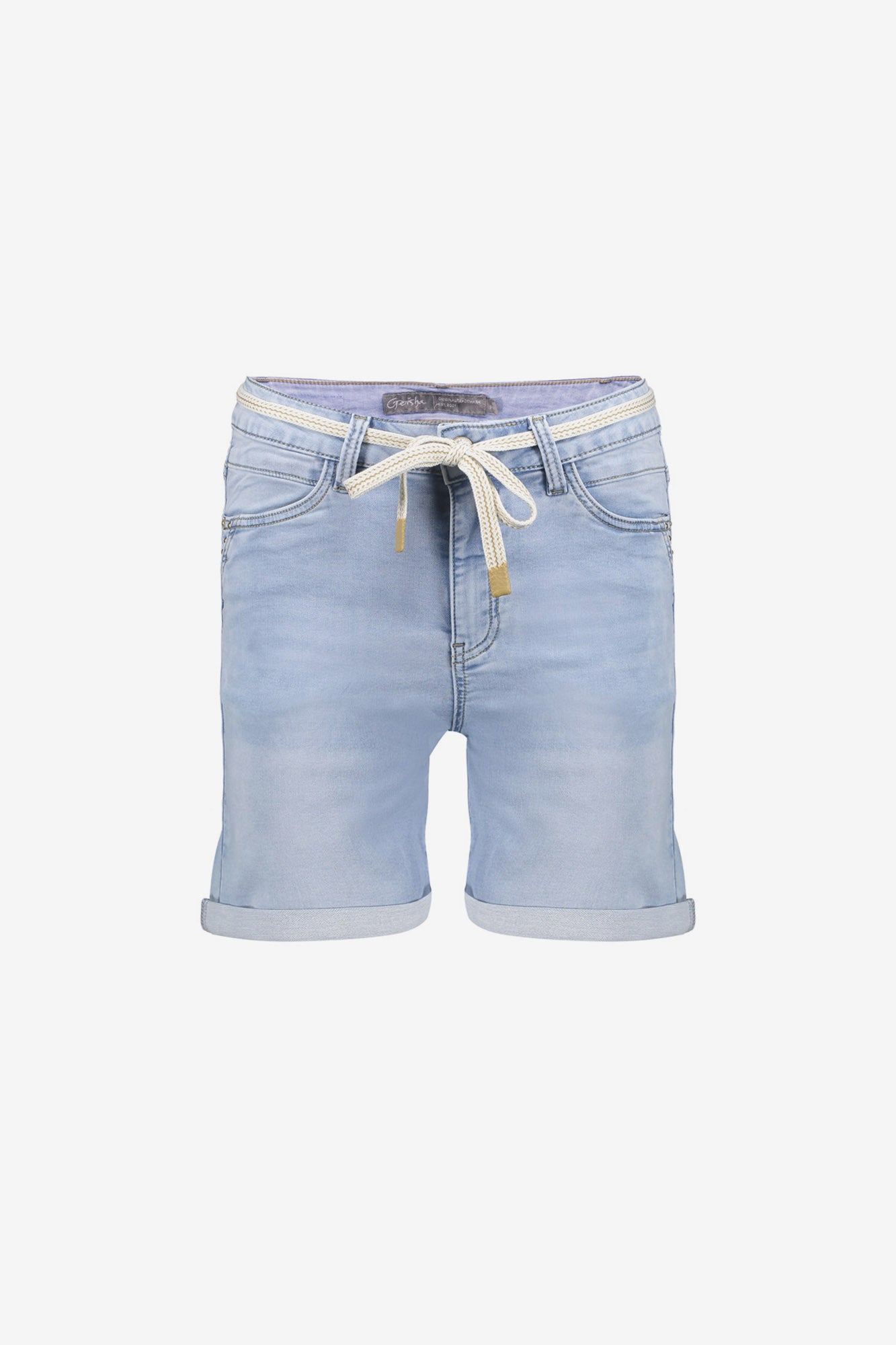 Geisha denim shorts stonebleach denim