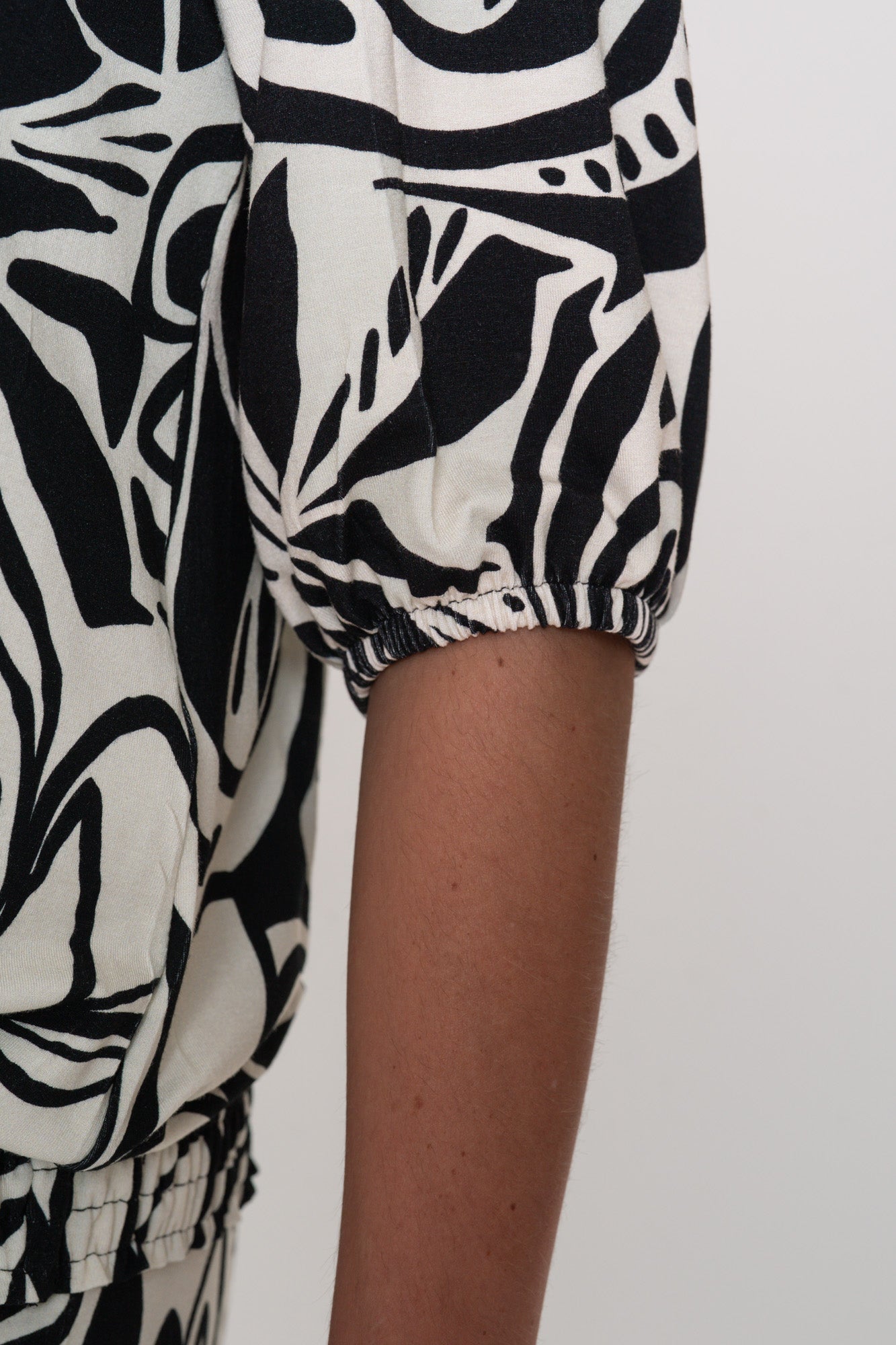 Geisha dames T-shirt met 3/4 mouwen en print
