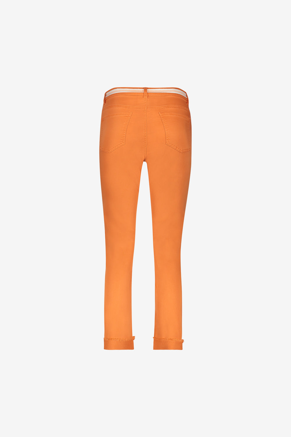 Geisha 7/8 jeans omgeslagen broekspijpen oranje