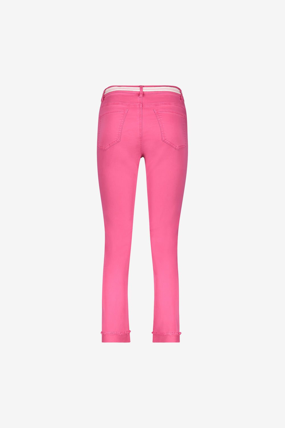 Geisha 7/8 jeans omgeslagen broekspijpen fuchsia