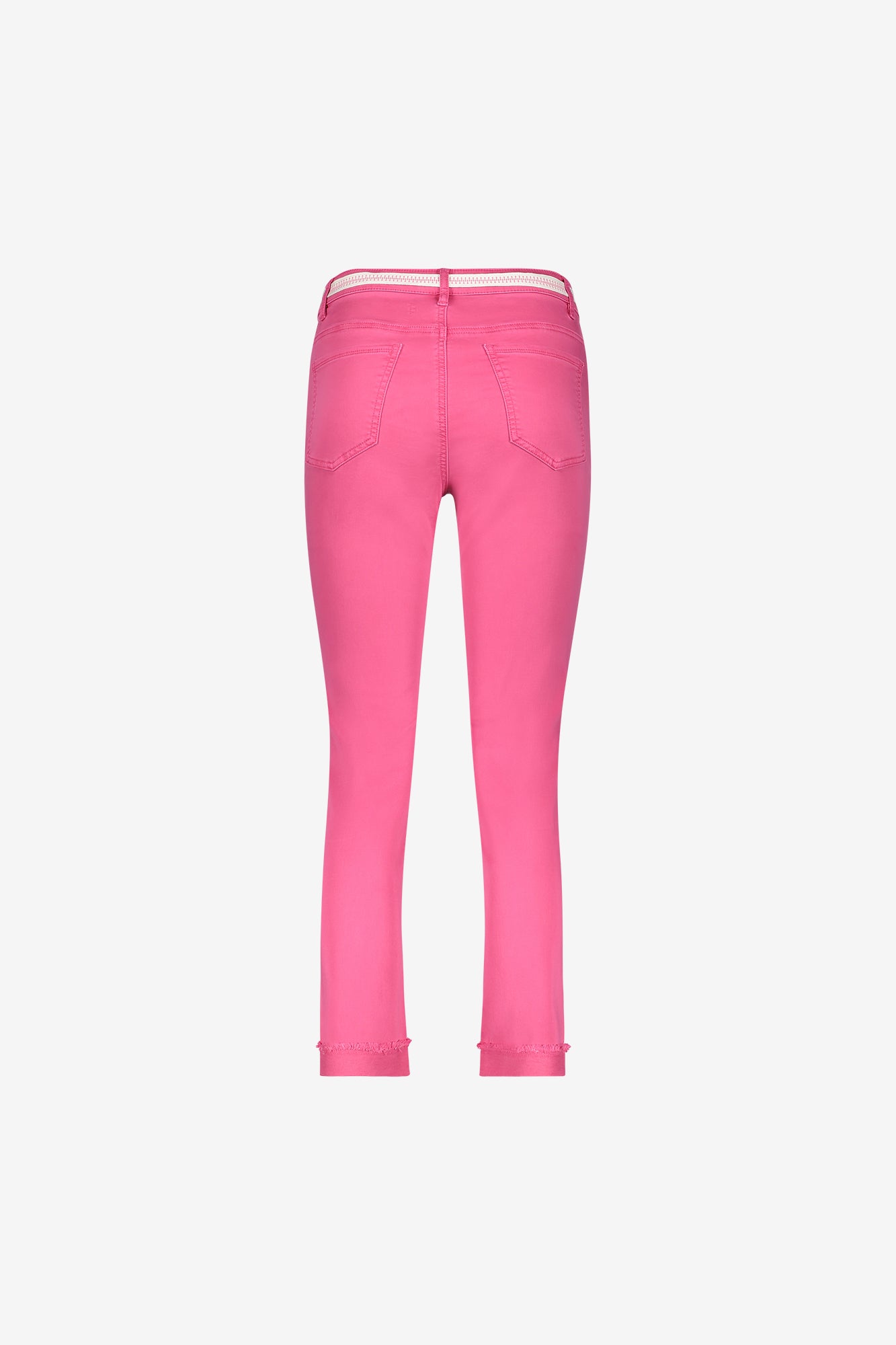 Geisha 7/8 jeans omgeslagen broekspijpen fuchsia