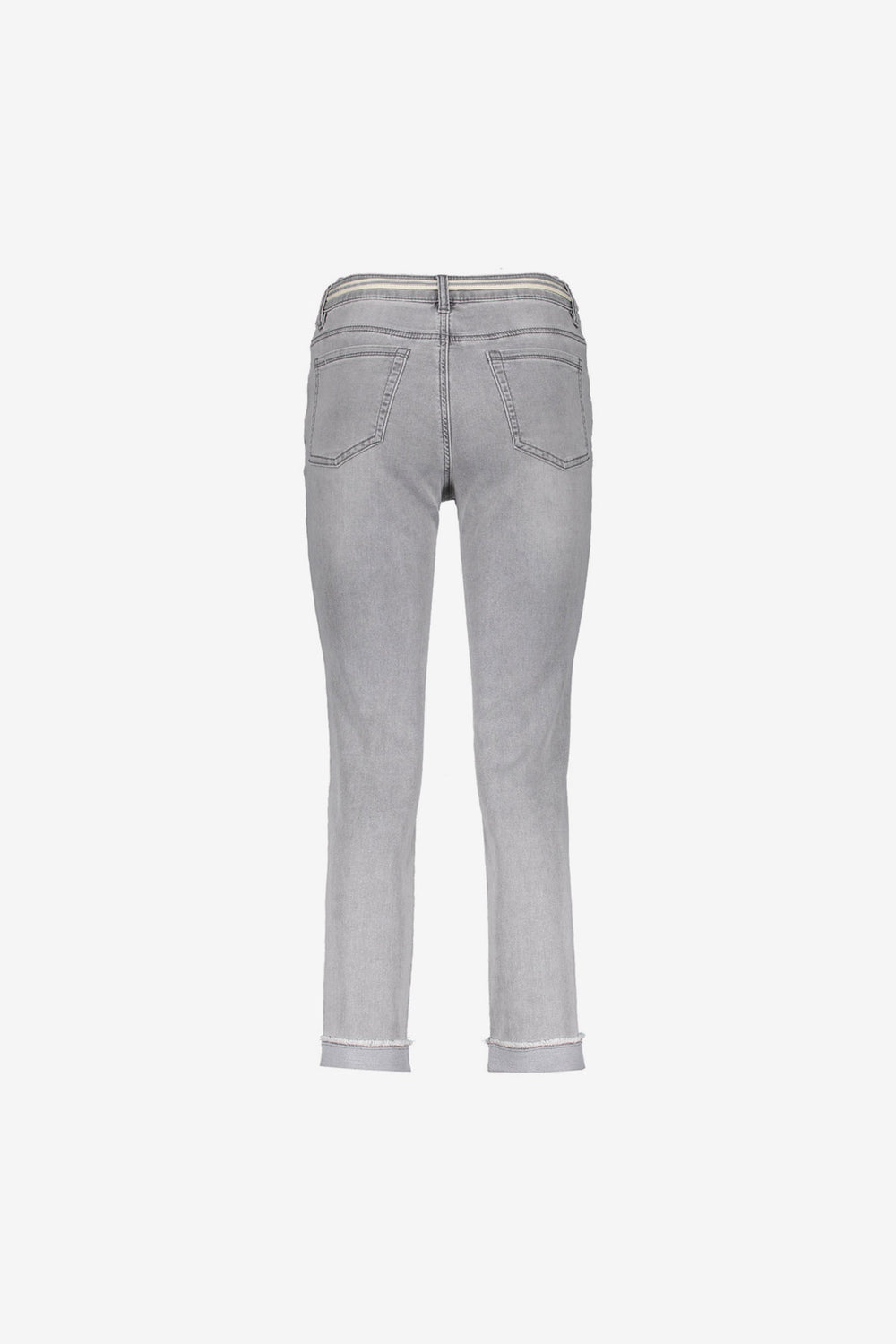 Geisha 7/8 jeans omgeslagen broekspijpen grey denim